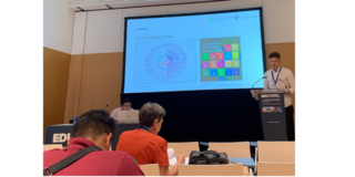 Christoph Marci-Boehncke presenting at the conference