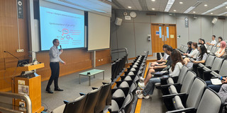 René Westerholt during his talk at the Faculty of Architecture, University of Hong Kong