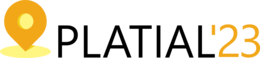 Logo of the PLATIAL'23 symposium on platial information science
