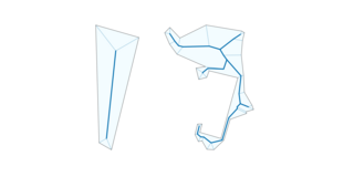 Examples of a simple and a complex sketched polygon from Lisbon