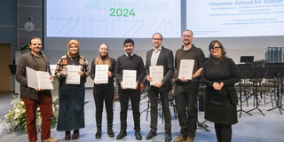 Lecturers of the Summer School of Sustainability receiving a Teaching Award