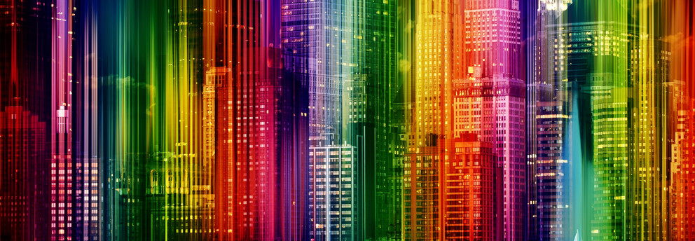 Skyline in colour