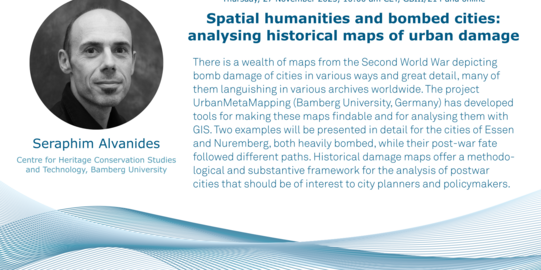 Invitation to a RAM Colloquium with Dr Seraphim Alvanides