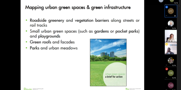 A slide that was presented during the Climathon 2020 event